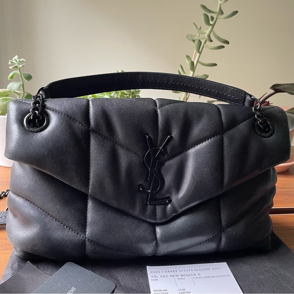 YSL LOU LOU PUFFER IN QUILTED NAPPA LEATHER - Picture 15 of 15